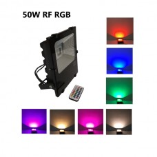 50W AC230V RF RGB Slim LED Fluter Aussen Strahler mit mit Memory Funktion IP65 